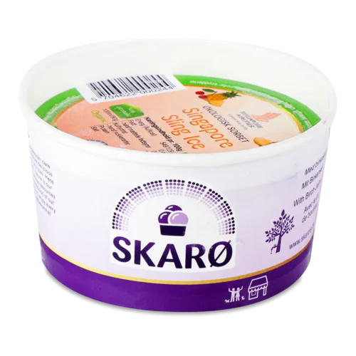 Морозиво Skaro сорбет Singapore Sling веган