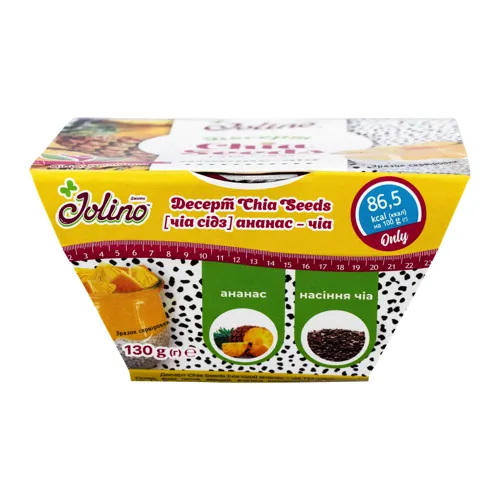 Десерт Ананас-чіа Chia Seeds Jolino ст 130г