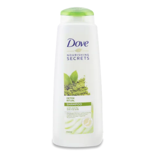 Шампунь з Матча та Рисовим Молоком Detox Ritual Nourishing Secrets Dove, 400мл