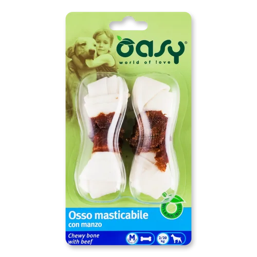 Ласощі Для Собак З Яловичиною, Жувальна Кісточка, Oasy, В/ґ, 54г