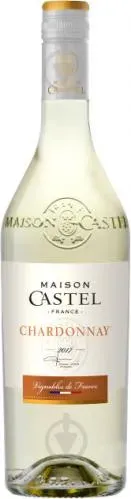 Вино Maison Castel «Chardonnay» (напівсухе, біле, Франція, VDF) 0,75л