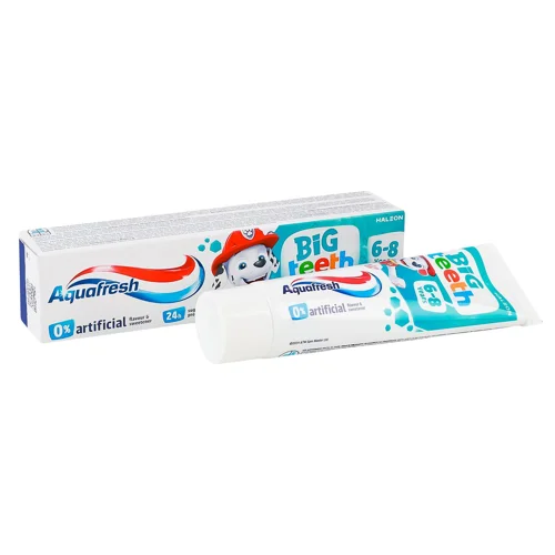 Зубна паста Aquafresh Big teeth 6-8 років 50мл