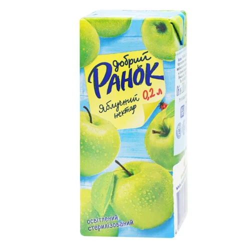 Нектар Добрий Ранок Яблуко 200мл