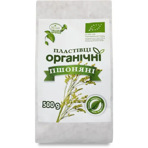 Пластівці Козуб продукт пшоняна органічні 500г