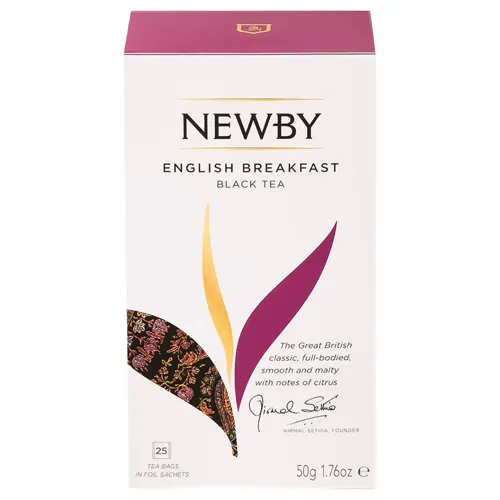 Чай чорний Newby English Breakfast 2г*25шт