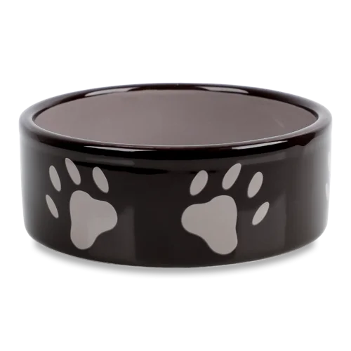 Миска Керамічна Для Котів Коричнева З Лапками, 0.3л, D12см, №24531 Trixie, 1шт