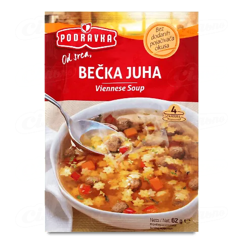 Суп Podravka по-віденськи м'ясний, 62г