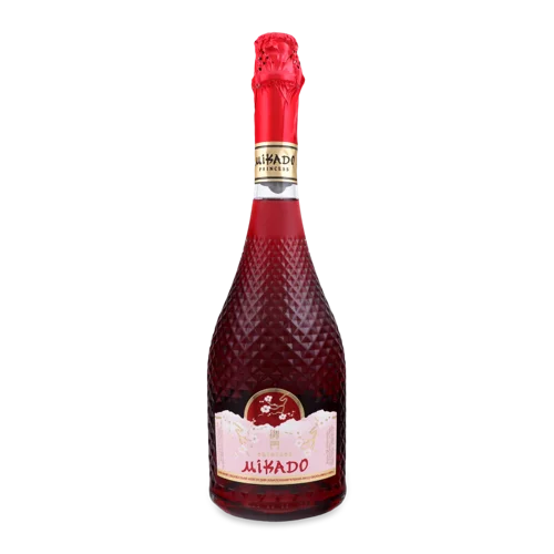 Вино Полусолодке Сильногазированное Черное В/ґ Вишня Princess Mikado, 0.75л
