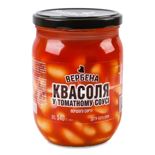 Квасоля У Томатному Соусі, Вищого Ґатунку, С/Б 540г