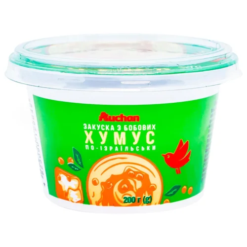 Хумус Auchan по-ізраїльськи 200г