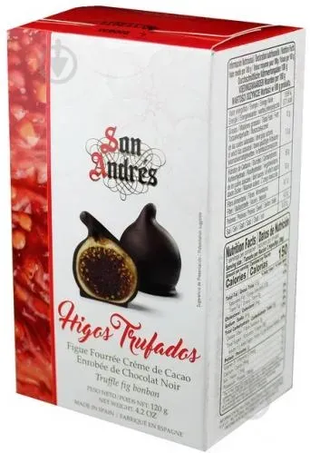 Цукерки інжир в шоколаді TRUFFLED FIGS 18x120г