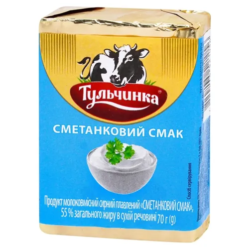 Продукт сирний Тульчинка Сметанковий смак 55% 70г