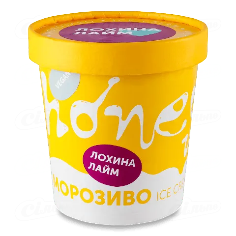 Морозиво Лавка традицій Honey Лохина лайм Веган, 400г