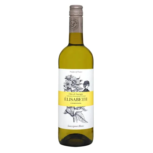 Вино Elisabeth Sauvignon Blanc Cotes de Gascogne біле напівсухе 11,5% 0,75л