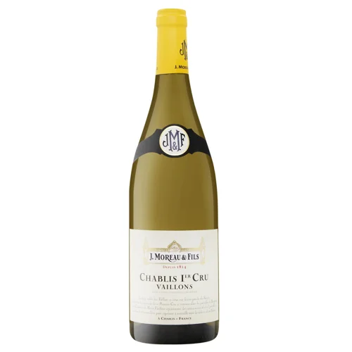 Вино J.Moreau&Fils Chablis Premier Cru Vaillons біле сухе 13% 0,75л