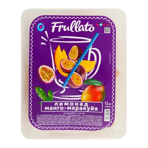 FRULLATO ЛИМОНАД 12Х40Г МАНГО-МАРАКУЙЯ