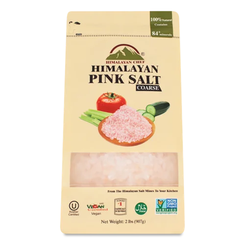 Сіль Натуральна Гімалайська Рожева Крупна, к/у 907г