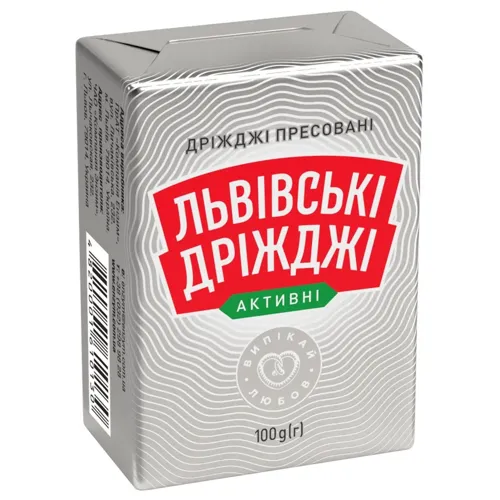 Дріжджі Львівські пресовані 100г