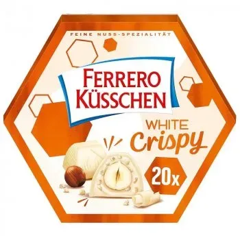 Цукерки Ferrero Küsschen White Crispy 172 г