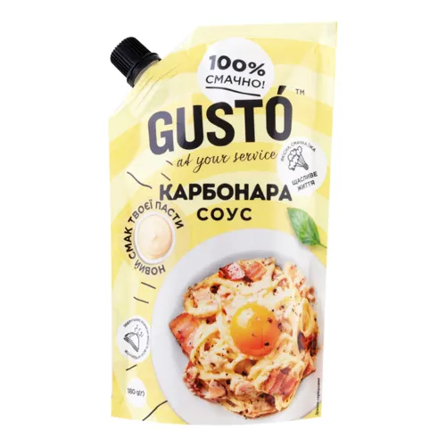 Соус Карбонара Gusto для пасти 180г