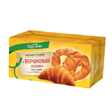 Маргарин 500г Своя Лінія Вершковий особий 72% фольга