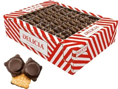 Сдобное печенье Делиция Маргаритка со вкусом черной смородины 3 кг