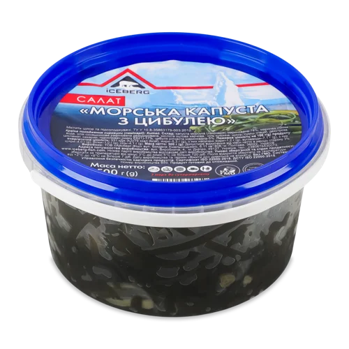Салат Морська Капуста З Цибулею, В/ґ, П/у 500г