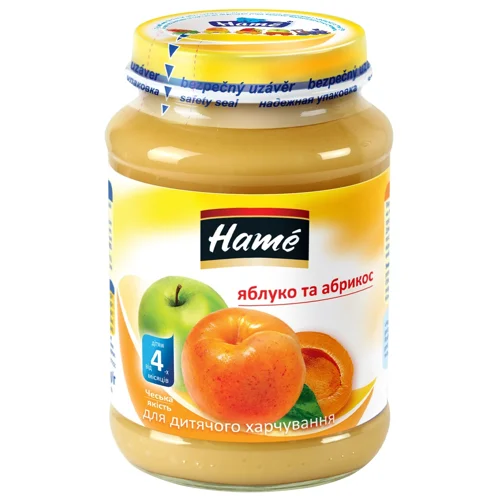 Пюре Hame абрикосове 190г