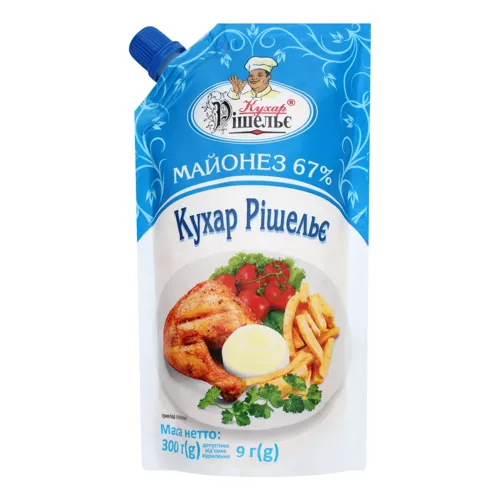 Майонез 67% Кухар Рішельє д/п 300г
