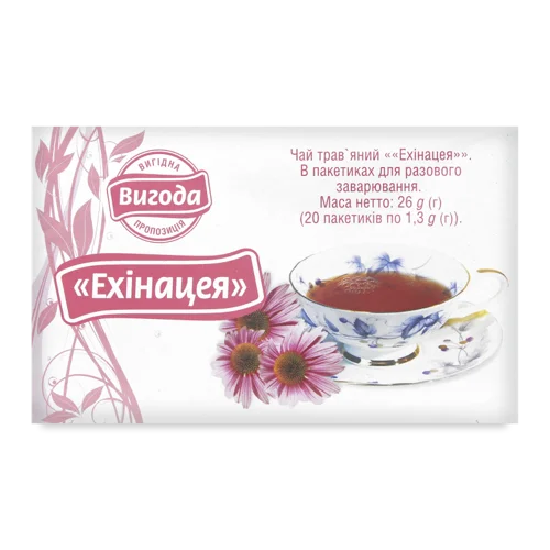 Чай Трав'яний Ехінацея Вищого Ґатунку, к/у 20х1.3г