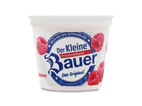 Йогурт Bauer Der Kleine з малиною 3,5%, 125г