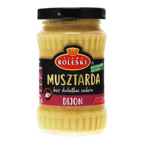 Гірчиця без цукру Діжонська Roleski с/б 175г