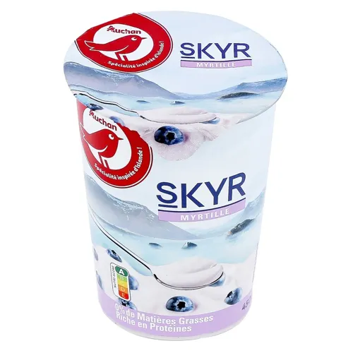 Йогурт Ашан Skyr Чорниця 450г