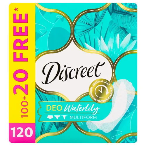 Прокладки щоденні Discreet Deo Waterlily Multiform 120шт