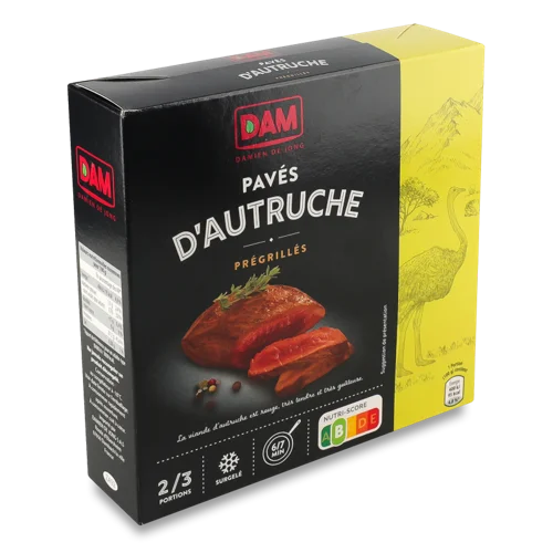 Стейки DAM Зі Страуса Для Грилю Заморожені, 1кг