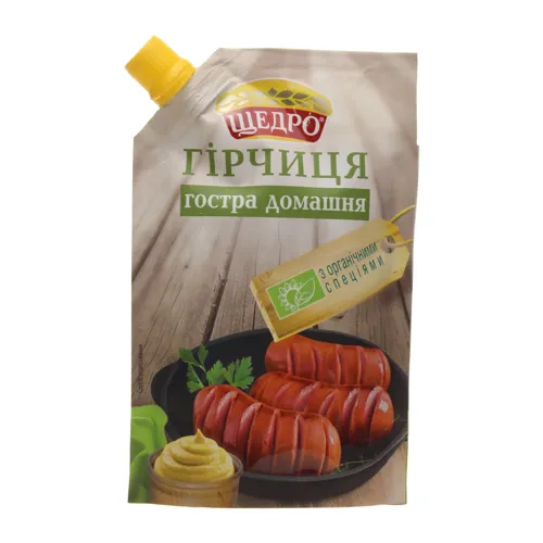 Гірчиця Щедро Остра домашня д/п