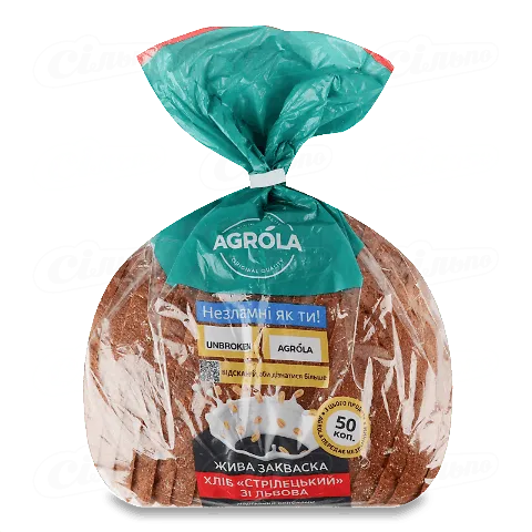Хліб Agrola Стрілецький зі Львова нарізаний, 650г
