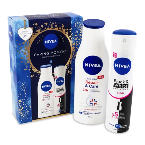 Косметичний Набір Caring Moment Nivea, 1 шт, в/к