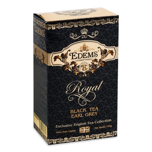 Чай Чорний Листовий Earl Grey Royal Edems к/у, 100г