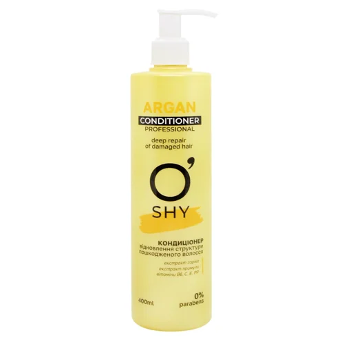 Кондиціонер O'Shy Professional Argan для відновлення структури пошкодженого волосся 400мл