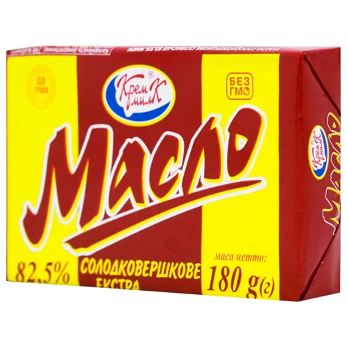 Масло Креммілк Селянське 82,5% 180г