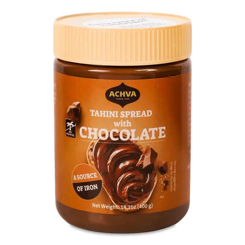 Паста Achva з кунжуту з шоколадом,400г