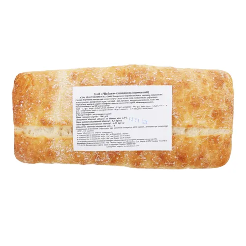 Хліб Чіабата Хлібна мрія м/у 200г