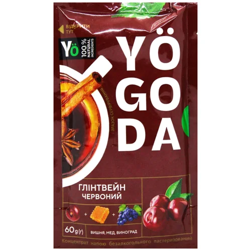 Концентрат напою Yogoda Глінтвейн червоний 60г
