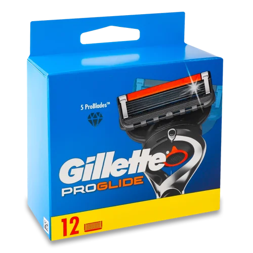 Касети Змінні Для Гоління Proglide Gillette, 12 шт, в/ґ
