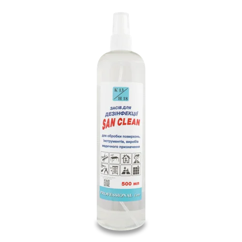 Дезінфікуючий Засіб San Clean, 500 мл, в/с