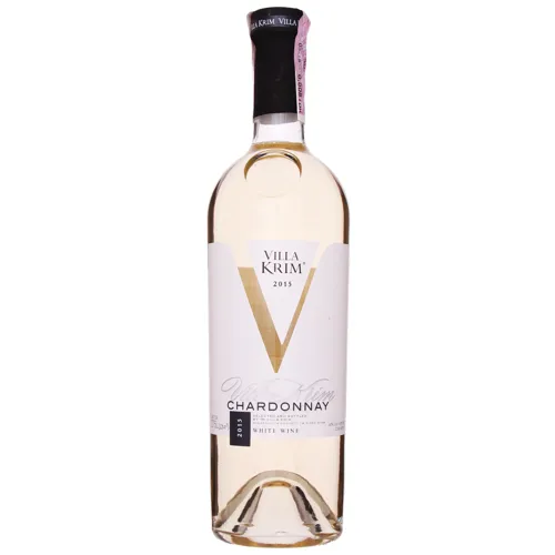 Вино 0.75л 9.5-14% біле сухе Chardonnay Villa Krim