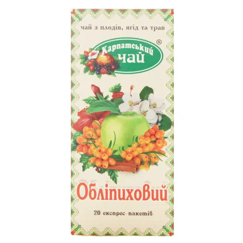 Чай з плодів, ягід і трав Обліпиховий Карпатський чай