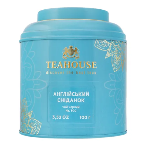 Чай чорний №300 Англійський сніданок Teahouse з/б 100г