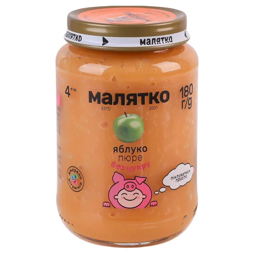 Пюре Малятко яблуко 180г